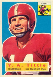 49ers QB Y. A. Tittle